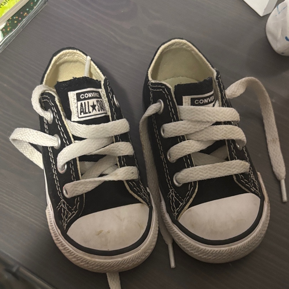 Stylish Black and White Kids Sneakers